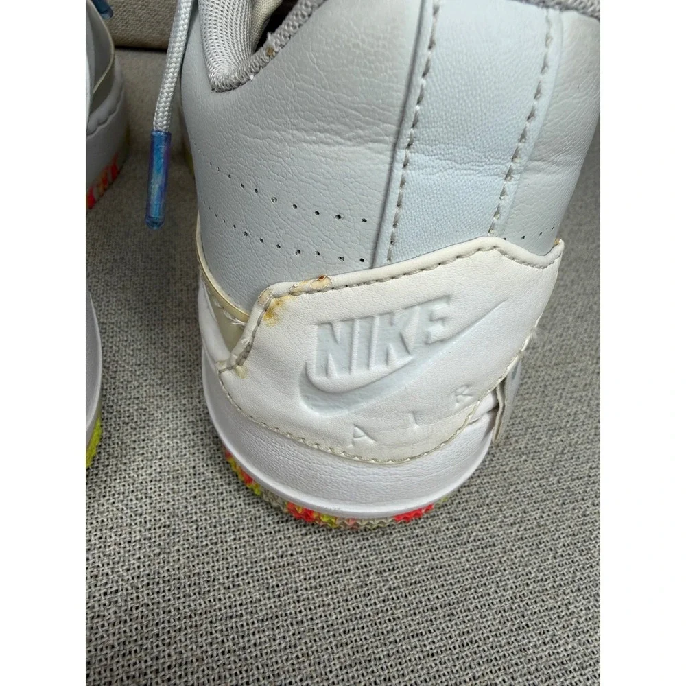 Nike Air Force 1 Jester XX Light Bone Ghost Aqua AV2461-001‎ Womens 8.5 Sneaker